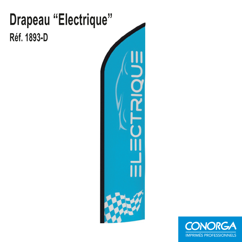 Drapeau Electrique 4m