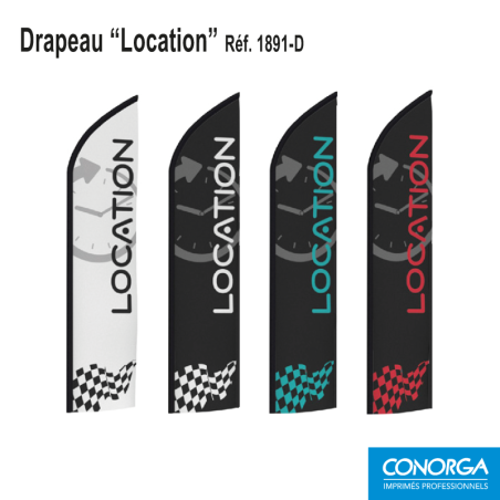 Drapeau Location 4m