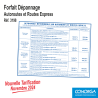 Affichage Tarifaire Dépannage/Remorquage - Autoroutes et Routes Express